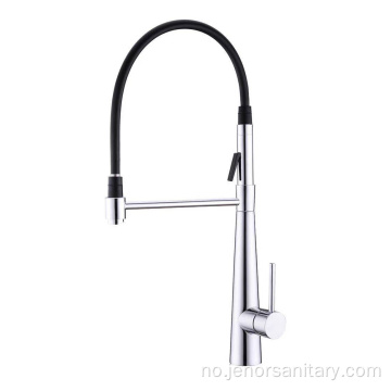 Black Pull-Out Kitchen Mixer Sink Faucet